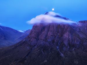 Превью обои гора, вершина, шотландия, горная местность