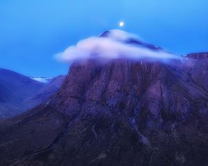 Превью обои гора, вершина, шотландия, горная местность