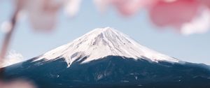 Превью обои гора, вулкан, вершина, фудзияма, япония