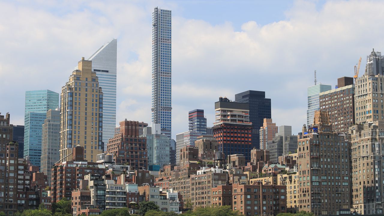 Обои город, архитектура, нью-йорк, небоскребы