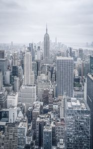 Превью обои город, архитектура, здания, небоскреб, нью-йорк, сша