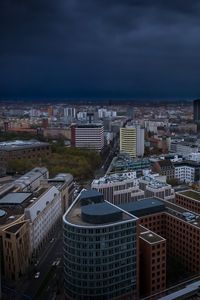 Превью обои город, городской пейзаж, здания, вид сверху, архитектура