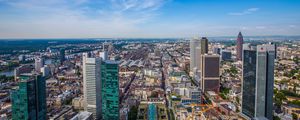Превью обои город, городской пейзаж, здания, вид сверху