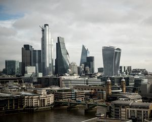 Превью обои город, мегаполис, здания, архитектура, небоскребы