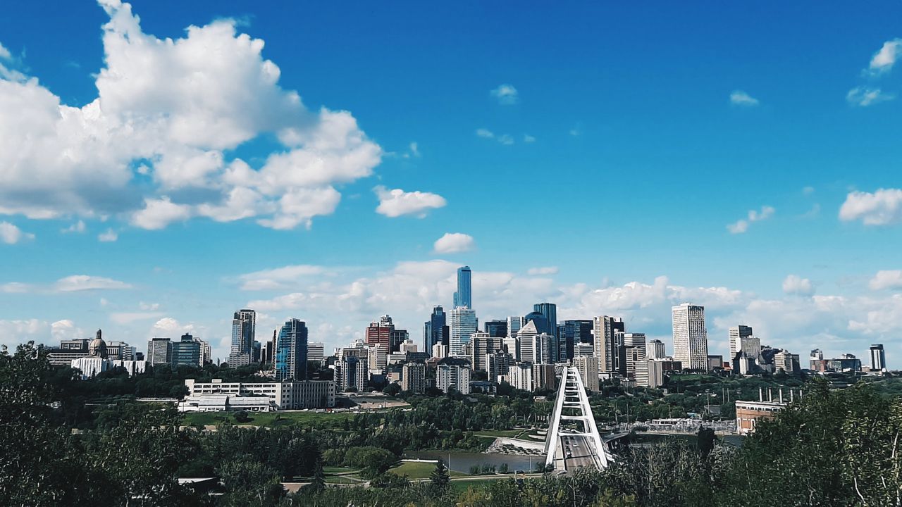 Обои город, небоскреб, архитектура, здания, небо