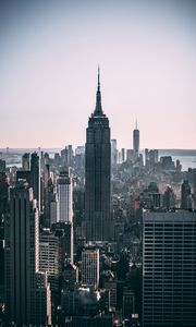 Превью обои город, небоскреб, мегаполис, нью-йорк