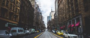 Превью обои город, улица, дорога