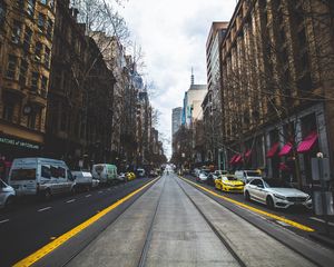 Превью обои город, улица, дорога