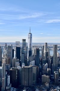 Превью обои город, вид сверху, мегаполис, здания, городской пейзаж, нью-йорк