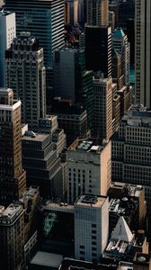 Превью обои город, вид сверху, здания, архитектура, мегаполис, нью-йорк