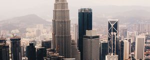 Превью обои город, вид сверху, здания, архитектура, куала-лумпур, малайзия
