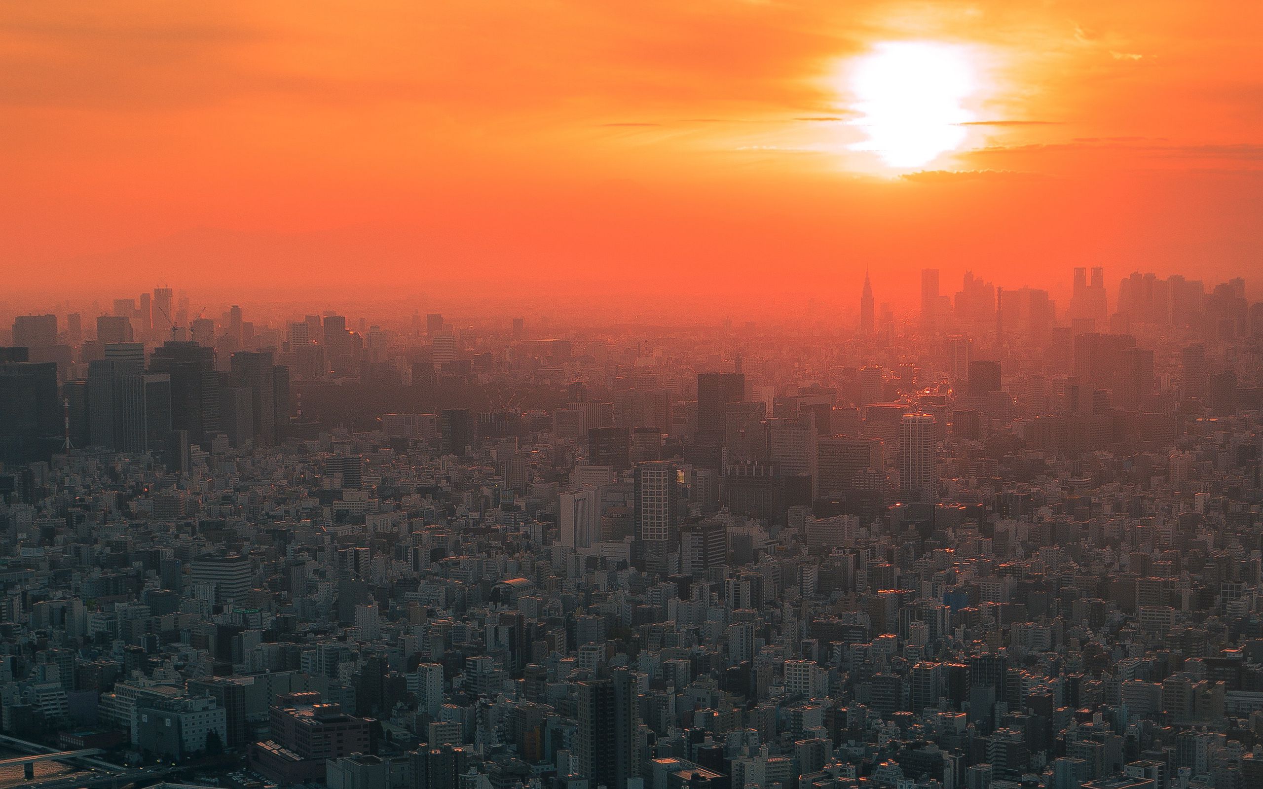 Токио закат