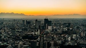 Превью обои город, здания, архитектура, дорога, мегаполис