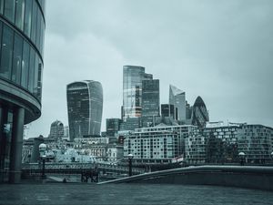 Превью обои город, здания, архитектура, серый, лондон, великобритания