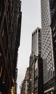 Превью обои город, здания, улица, фасады