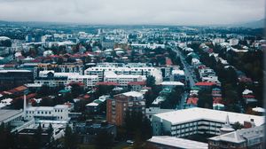 Превью обои город, здания, вид сверху