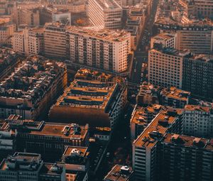 Превью обои город, здания, вид сверху, архитектура, городской пейзаж