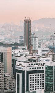 Превью обои город, здания, вид сверху, архитектура, куала-лумпур, малайзия