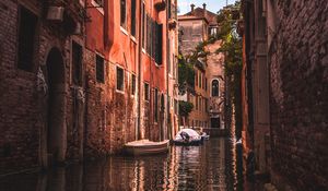 Превью обои город, здания, вода, канал, венеция