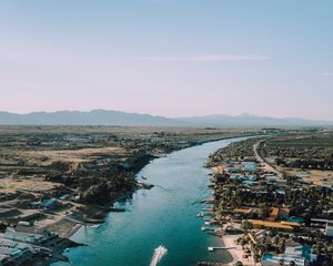 Превью обои город, здания, вода, побережье, сша, калифорния