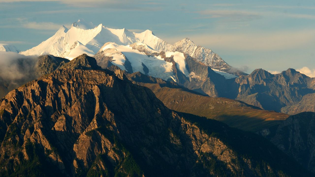 Обои горы, альпы, швейцария, вершина