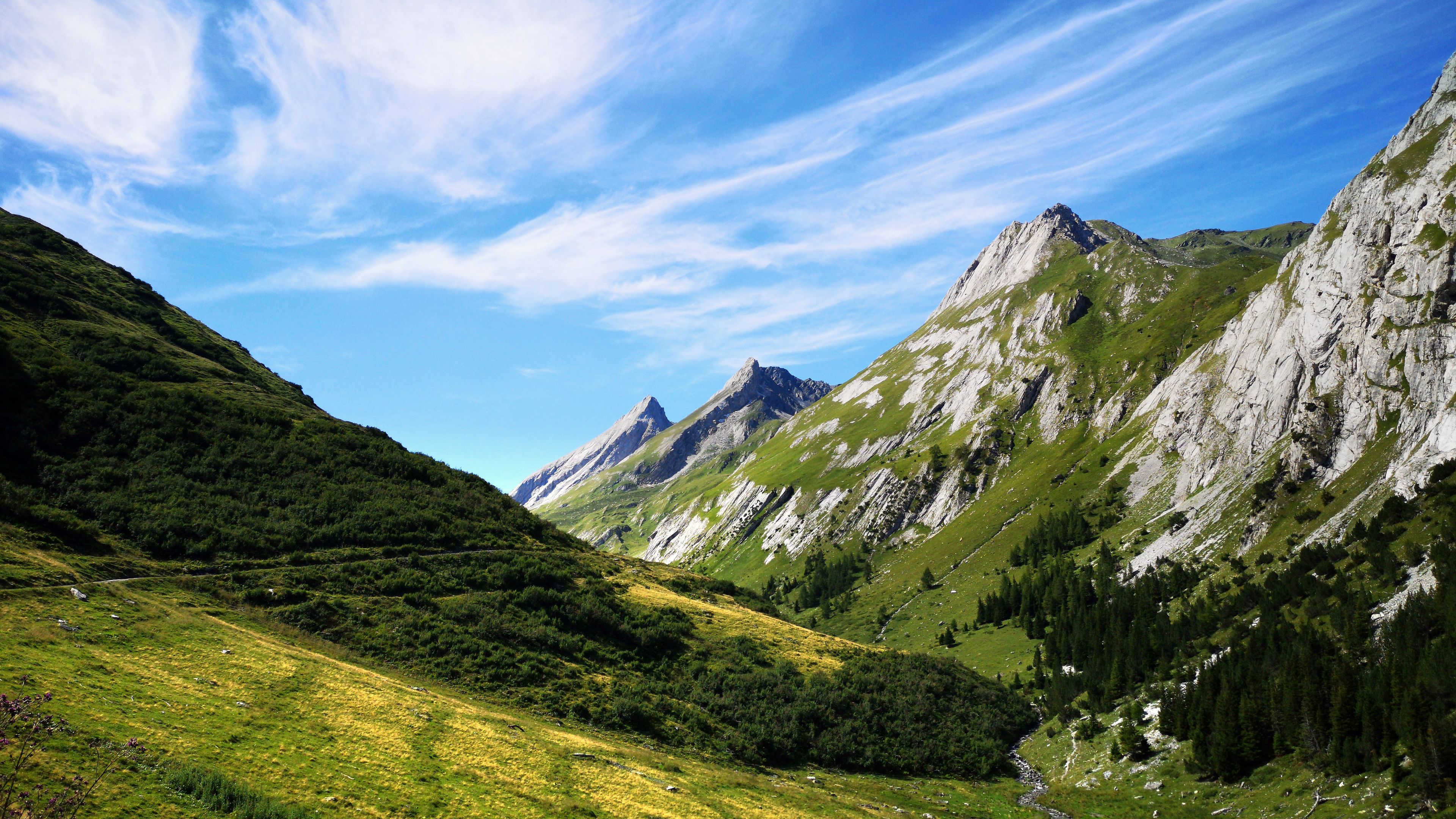 Sky Day Landscape 4k