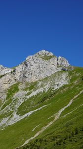 Превью обои горы, долина, пейзаж, природа