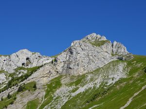 Превью обои горы, долина, пейзаж, природа