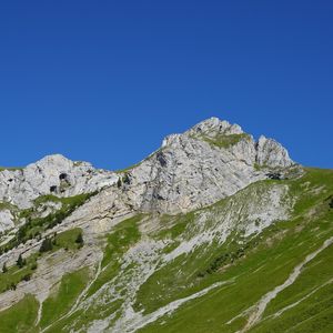 Превью обои горы, долина, пейзаж, природа