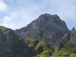 Превью обои горы, долина, природа, пейзаж