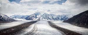 Превью обои горы, лед, снег