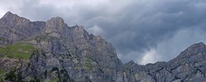 Превью обои горы, небо, облака, пейзаж