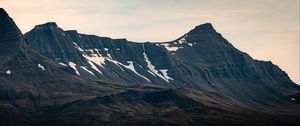 Превью обои горы, скалы, вершины, природа