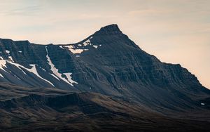 Превью обои горы, скалы, вершины, природа