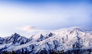 Превью обои горы, снег, пейзаж, альпы