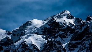 Превью обои горы, снег, вершины