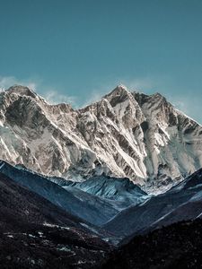 Превью обои горы, вершина, красивый пейзаж