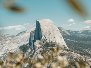 Превью обои горы, вершина, скала, горный хребет, пейзаж