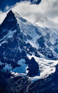 Превью обои горы, вершина, снег