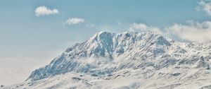 Превью обои горы, вершина, заснеженный