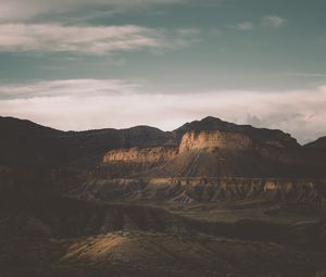 Превью обои горы, вершины, рельеф, склон