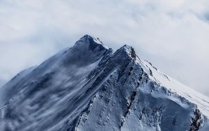 Превью обои горы, вершины, снег