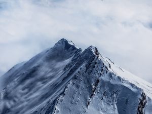 Превью обои горы, вершины, снег