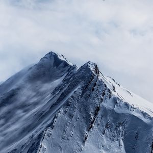 Превью обои горы, вершины, снег