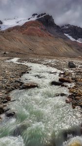 Превью обои горы, вода, ручей, пейзаж