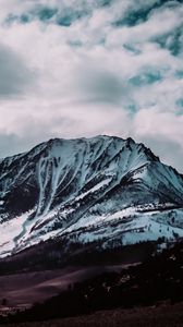 Превью обои горы, заснеженные, вершины
