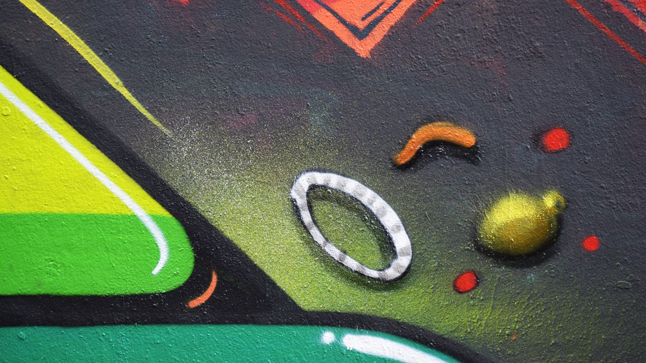 Обои граффити, краска, арт