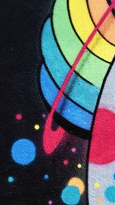 Превью обои граффити, стена, краска, разноцветный