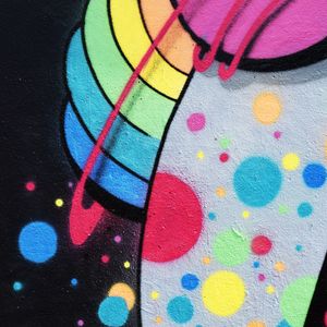 Превью обои граффити, стена, краска, разноцветный