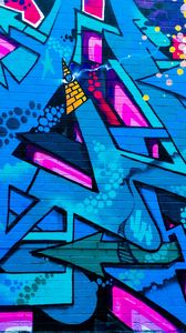 Превью обои граффити, стрит арт, красочный, стена, урбан